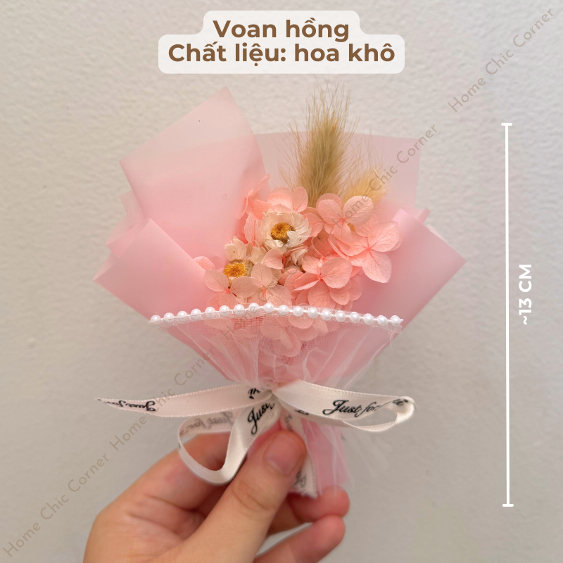 Bó hoa mini quà tặng mix set quà