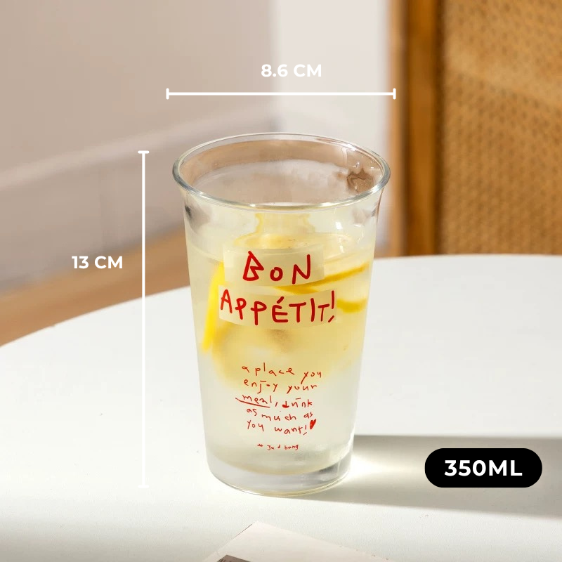 Cốc ly thuỷ tinh miệng loe nhiều mẫu