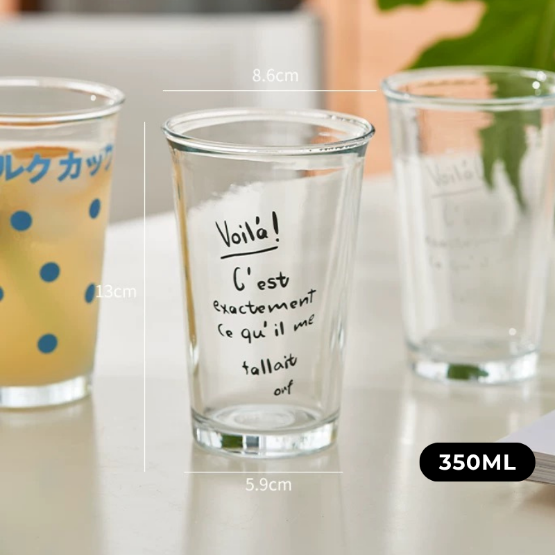 Cốc ly thuỷ tinh miệng loe nhiều mẫu