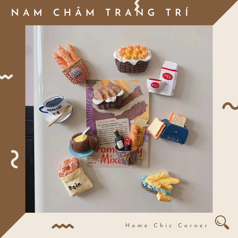 Nam châm trang trí tủ lạnh