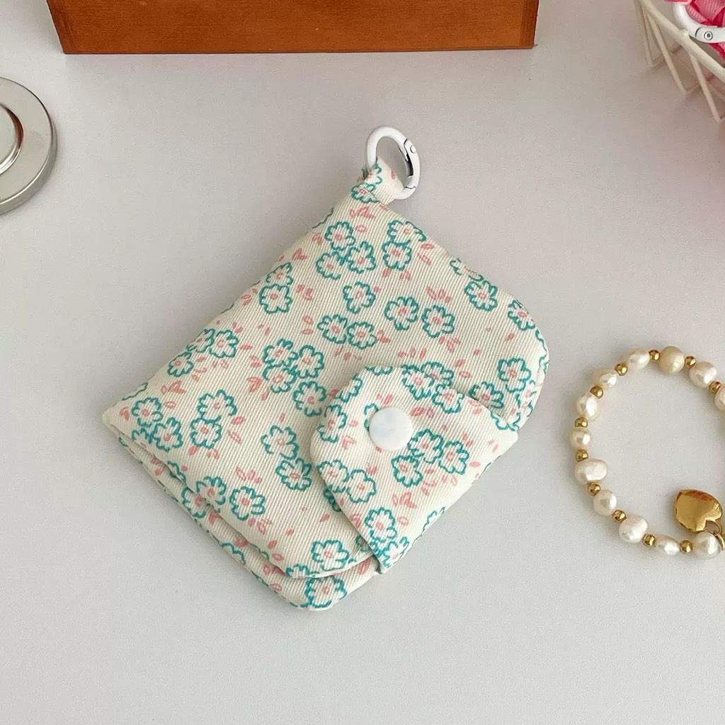 Ví canvas mini có móc khoá