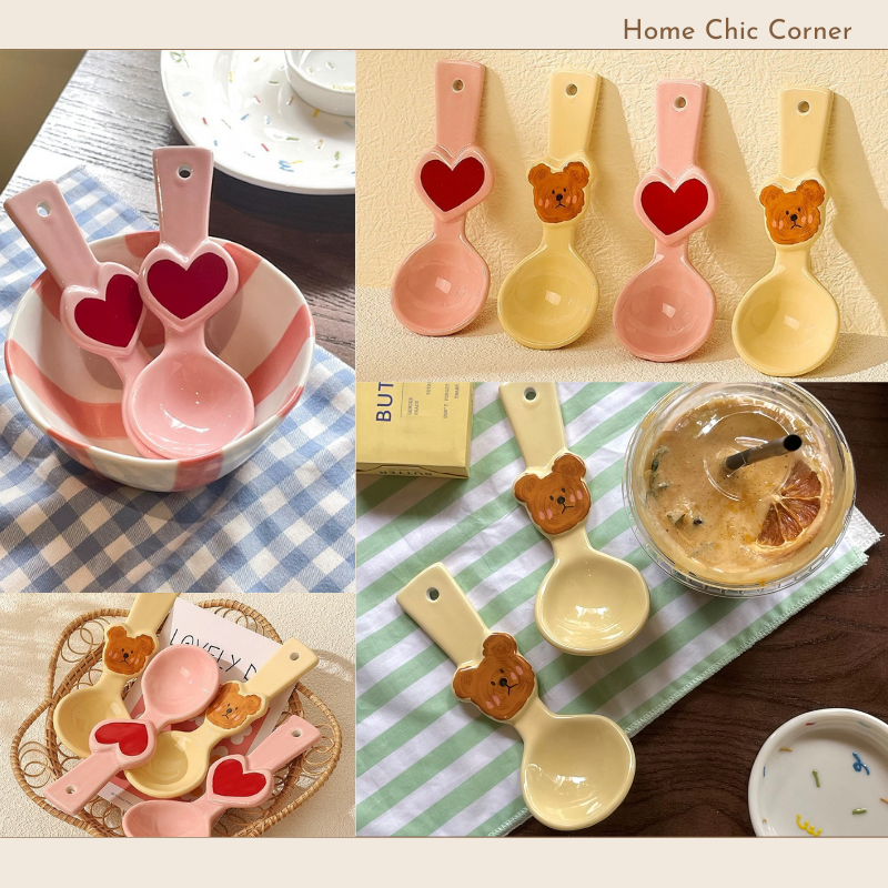 Muỗng sứ gấu tim