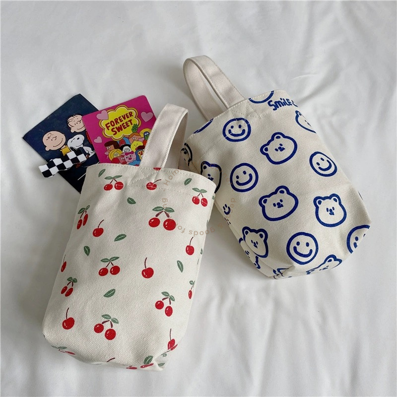 Túi vải canvas mini đựng đồ đa năng