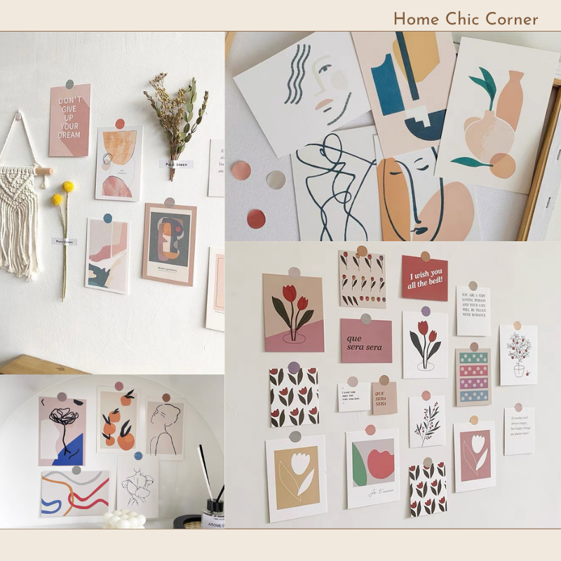 Set postcard tranh ảnh decor trang trí tường nhiều mẫu