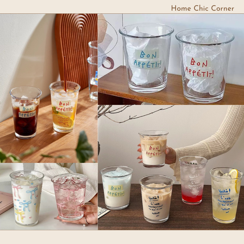 Cốc ly thuỷ tinh miệng loe nhiều mẫu