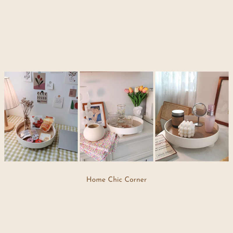 Khay trang trí decor đa năng phong cách Hàn Quốc