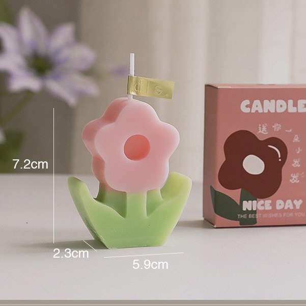 Nến mini tạo hình handmade trang trí nhà cửa