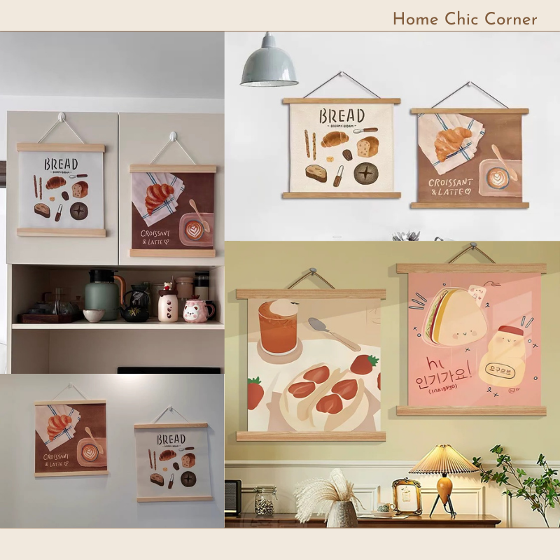 Tranh treo tường canvas khung gỗ decor