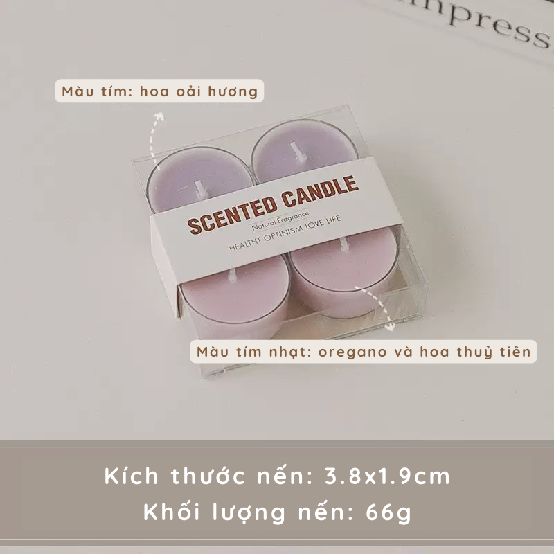 Nến mini tạo hình handmade trang trí nhà cửa