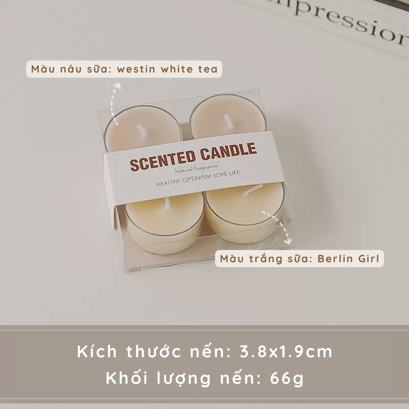 Nến mini tạo hình handmade trang trí nhà cửa