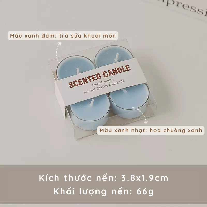Nến mini tạo hình handmade trang trí nhà cửa