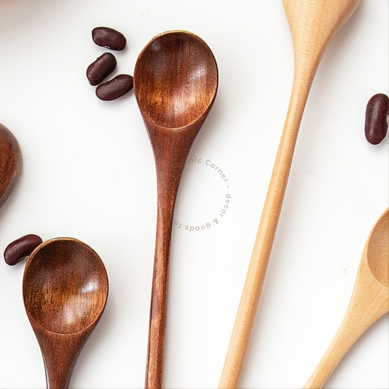 Muỗng gỗ phong cách Nhật Bản