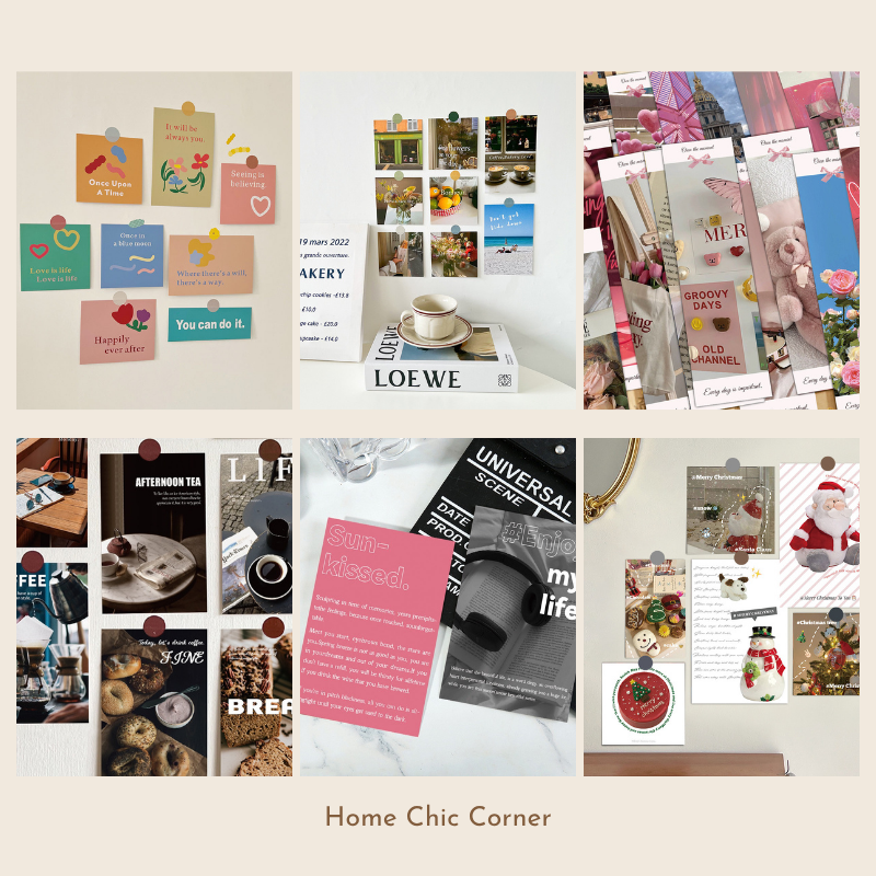 Set postcard tranh ảnh decor trang trí tường nhiều mẫu