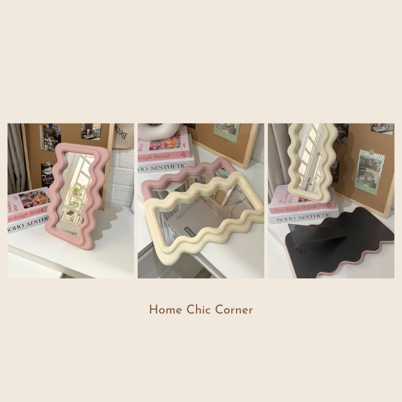 Gương đám mây để bàn decor phong cách Hàn Quốc