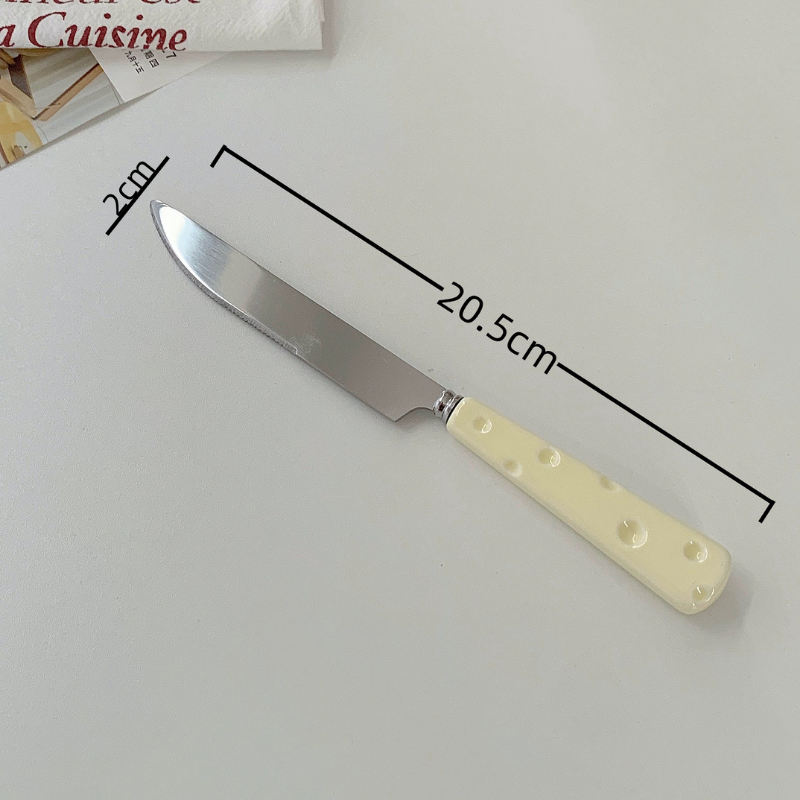 Dao muỗng nĩa hình phô mai cute