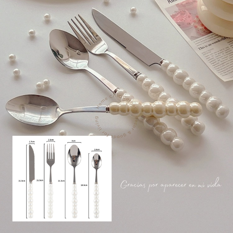 Dao muỗng nĩa ngọc trai