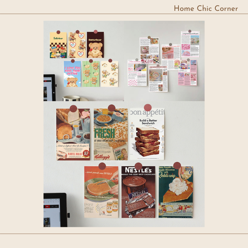 Set postcard tranh ảnh decor trang trí tường nhiều mẫu