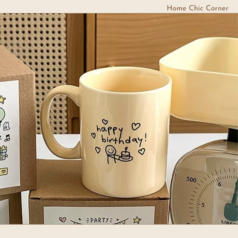 Cốc Birthday in lịch 400ml