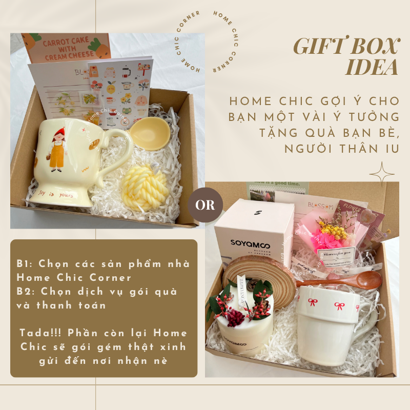 Dịch vụ gói quà [CHỈ BÁN KÈM THEO SẢN PHẨM MUA TẠI SHOP] | GIFTBOX