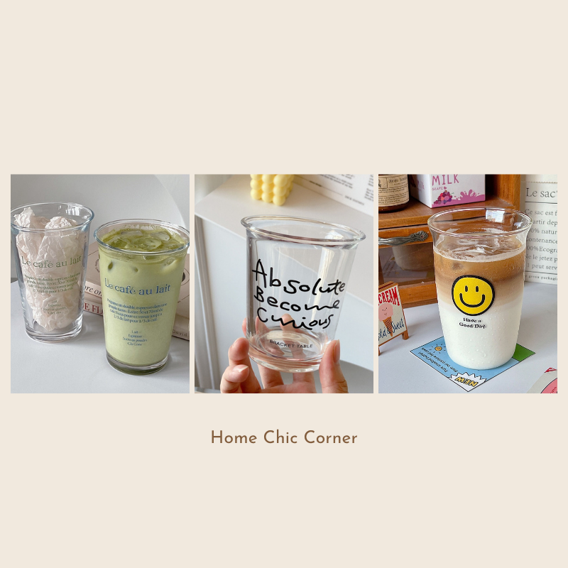 Cốc ly thuỷ tinh miệng loe nhiều mẫu