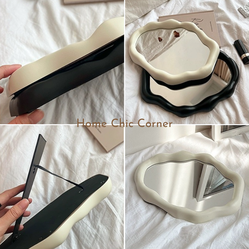 Gương đám mây để bàn decor phong cách Hàn Quốc