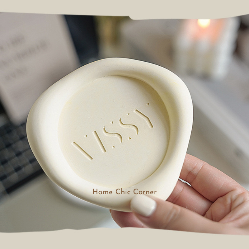 Lót nến thạch cao pastel