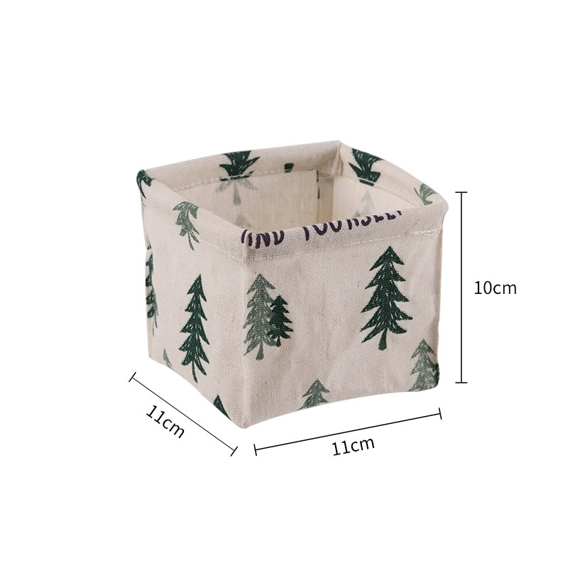 Hộp vải canvas đựng đồ để bàn