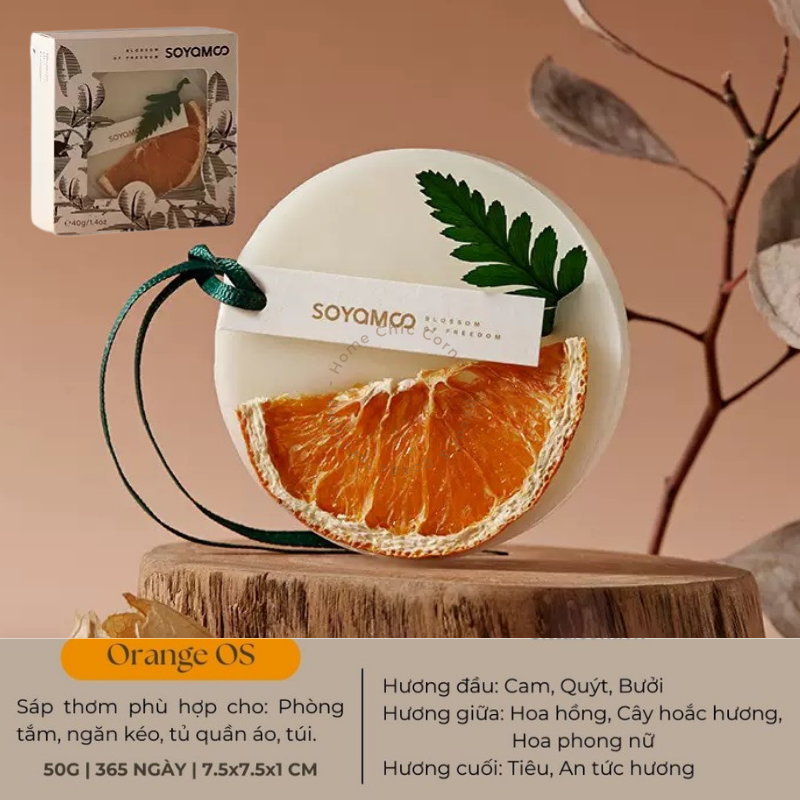 Sáp thơm khử mùi hoa khô Soyam by Citta