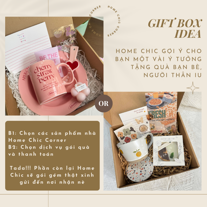 Dịch vụ gói quà [CHỈ BÁN KÈM THEO SẢN PHẨM MUA TẠI SHOP] | GIFTBOX