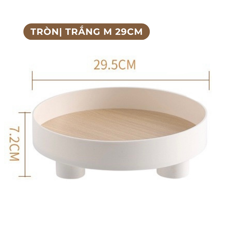 Khay trang trí decor đa năng phong cách Hàn Quốc