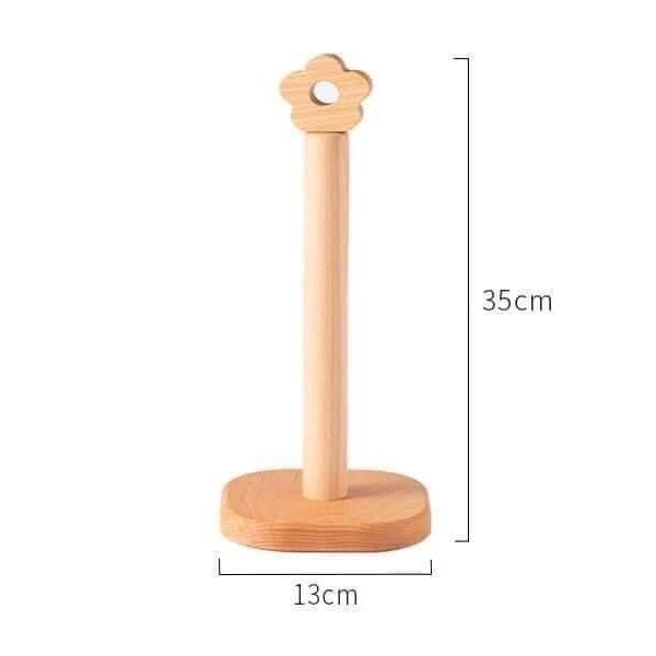 Cọc gỗ cắm giấy cuộn Gỗ Beach