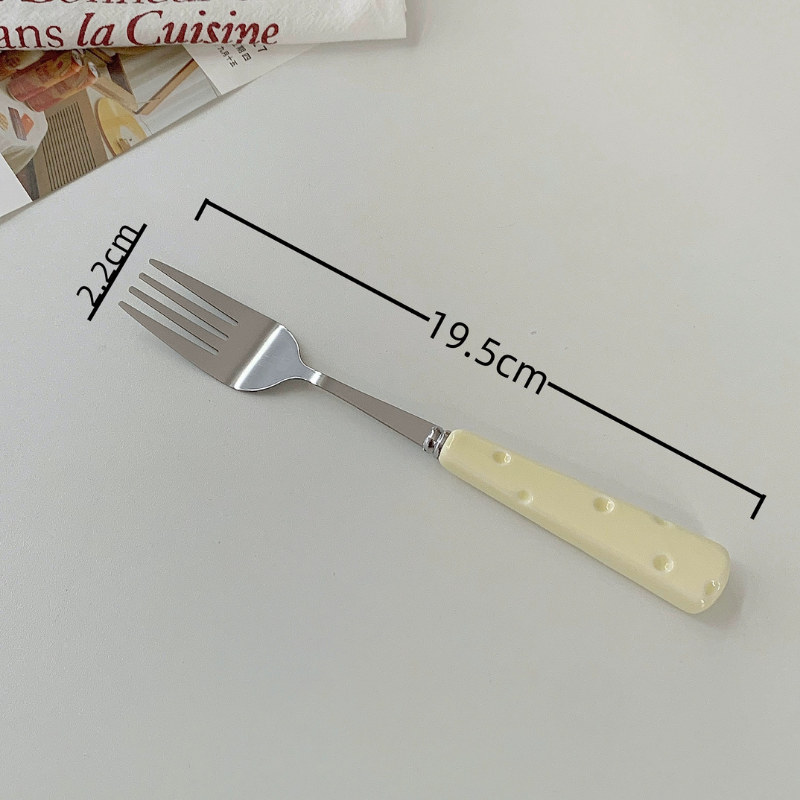 Dao muỗng nĩa hình phô mai cute