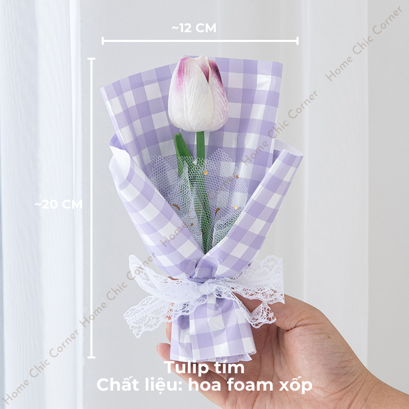 Bó hoa mini quà tặng mix set quà