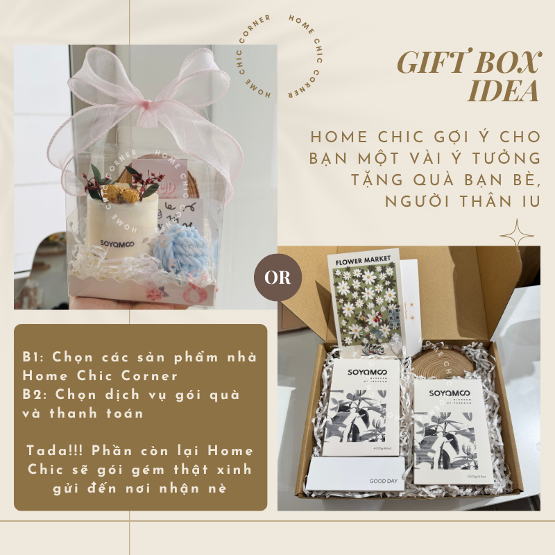 Dịch vụ gói quà [CHỈ BÁN KÈM THEO SẢN PHẨM MUA TẠI SHOP] | GIFTBOX