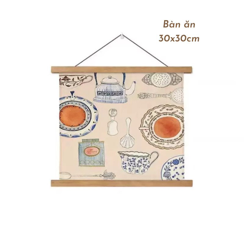 Tranh treo tường canvas khung gỗ decor