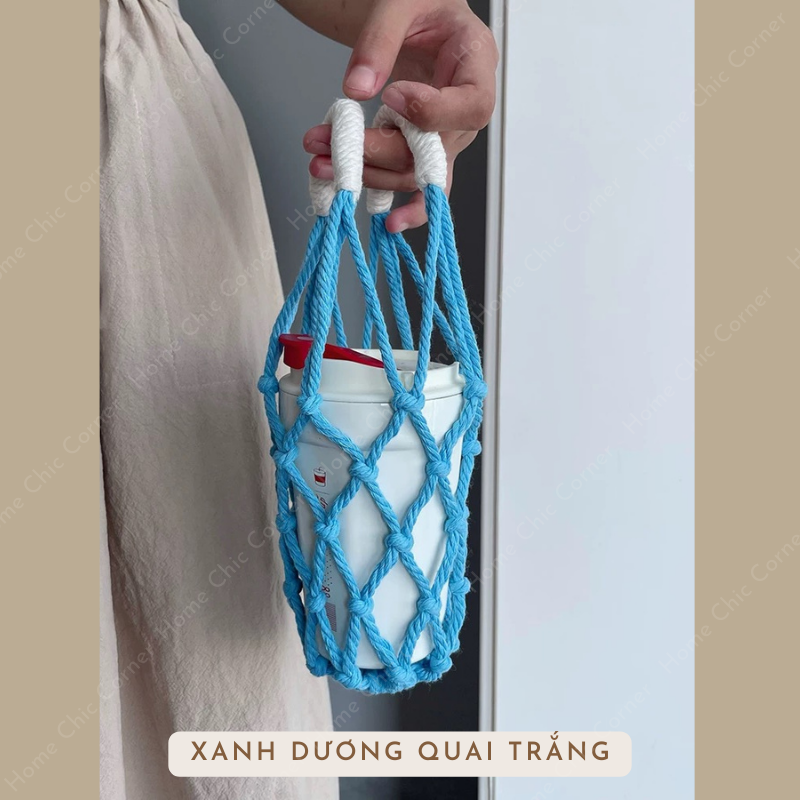 Túi lưới thừng đựng cốc