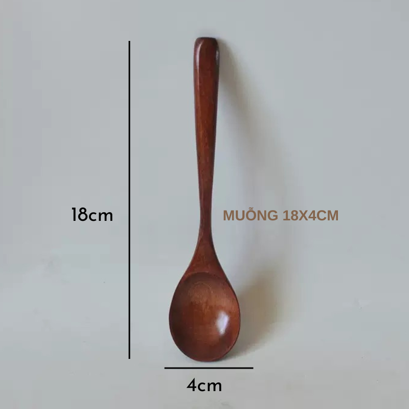 Muỗng gỗ phong cách Nhật Bản