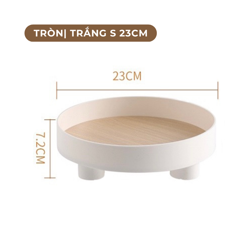 Khay trang trí decor đa năng phong cách Hàn Quốc