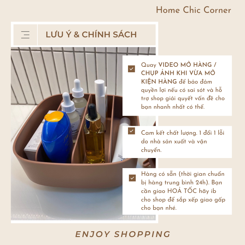 Hộp đựng mỹ phẩm phụ kiện để bàn Princess