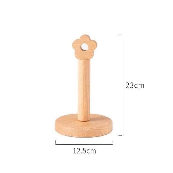 Cọc gỗ cắm giấy cuộn Gỗ Beach