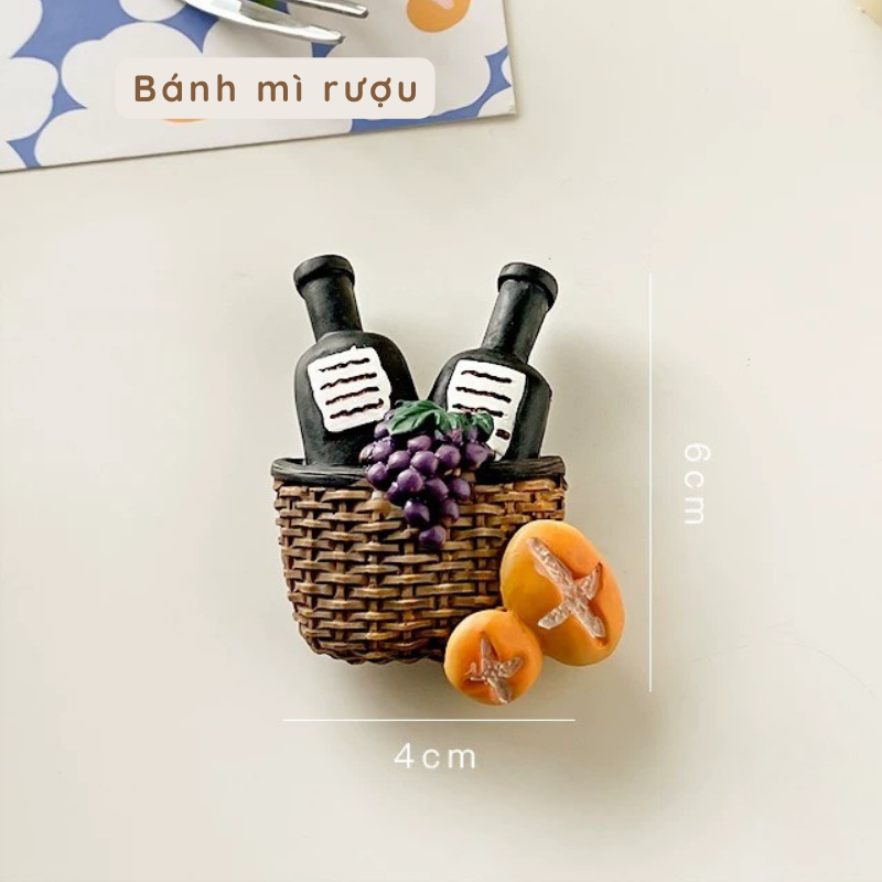 Nam châm trang trí tủ lạnh