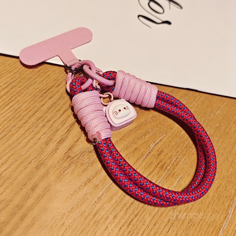 Dây bện thừng đeo điện thoại, móc khoá