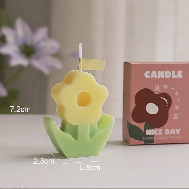 Nến mini tạo hình handmade trang trí nhà cửa