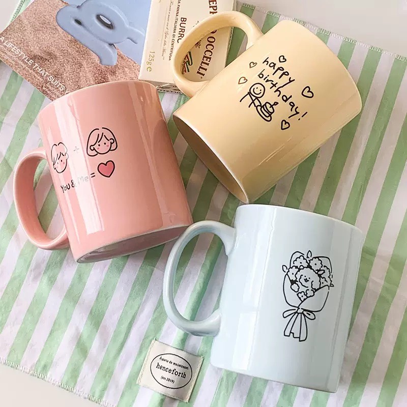 Cốc Birthday in lịch 400ml