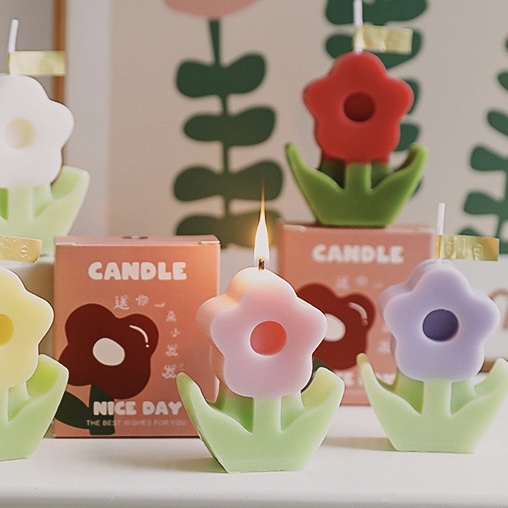 Nến mini tạo hình handmade trang trí nhà cửa
