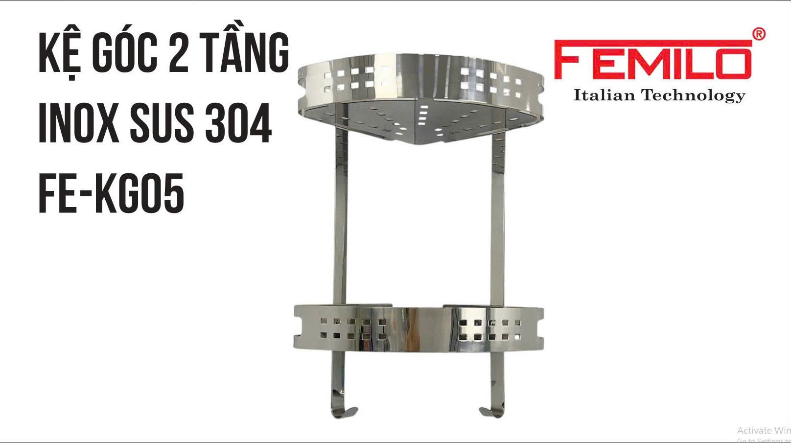 Kệ góc 2 tầng  FE-KG05