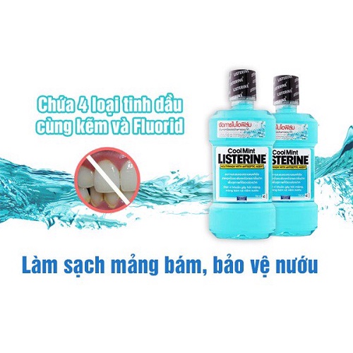 NƯỚC SÚC MIỆNG LISTERINE 250ML/750ML