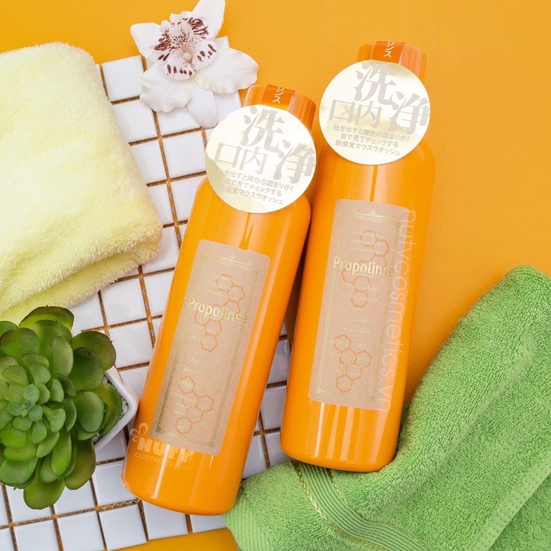 NƯỚC SÚC MIỆNG NHẬT BẢN PROPOLINSE 600ML - TRỊ HÔI MIỆNG/TRẮNG RĂNG/SẠCH RĂNG