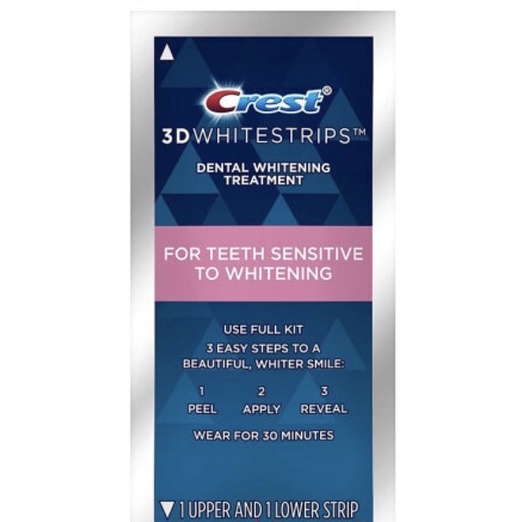 Combo 7 Ngày Miếng Dán Trắng Răng Crest 3D White Của Mỹ - Làm Trắng Răng Tại Nhà Tẩy Trắng Răng Cấp Tốc