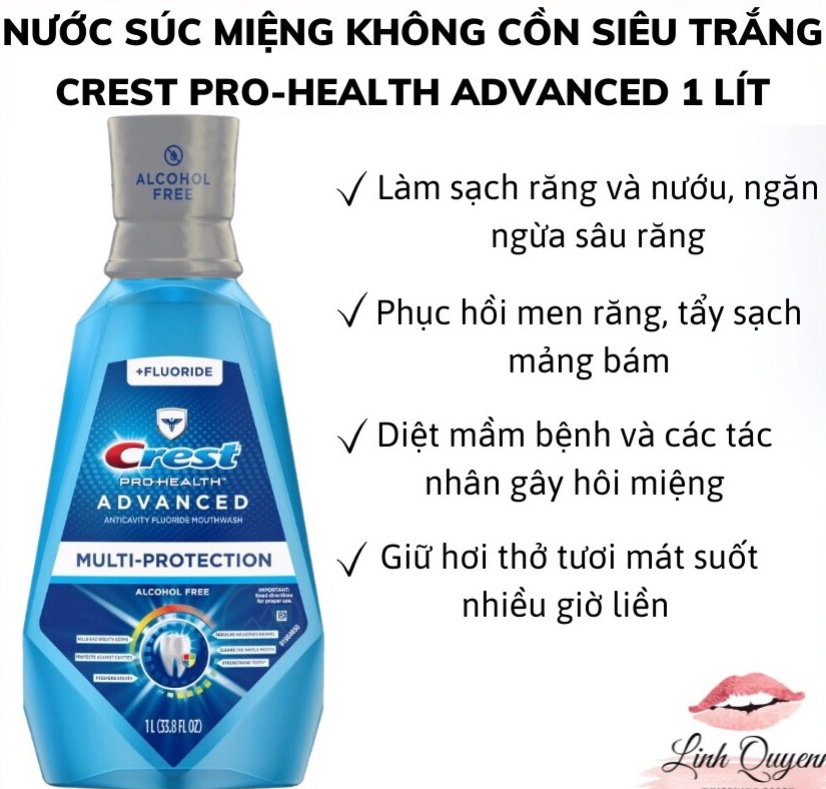 NƯỚC SÚC MIỆNG CREST PRO-HEALTH ADVANCED MULTI PROTECTION 1000ML